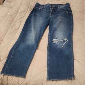 Old Navy Extra High Rise Straight Leg Women's Jeans